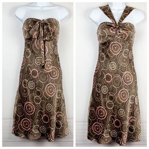 LAUNDRY BY SHELLI SEGAL Silk Halter Dress - Sz.0